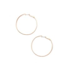 Bijuterii Femei Forever21 Flat Hoop Earrings Gold