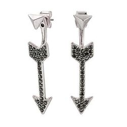 Bijuterii Femei Lucky Brand Arrow Jacket Earrings Silver