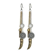 Bijuterii Femei Lucky Brand Horn Major Drop Earrings Two-Tone