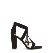 Incaltaminte Femei Forever21 Faux Suede Braided Sandals Black