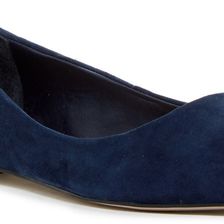 Tahari Eda Pointed Toe Flat PREPPY NAVY