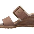 Incaltaminte Femei Rockport Garden Court Buckled Slide Medium Grey Embossed Nubuck