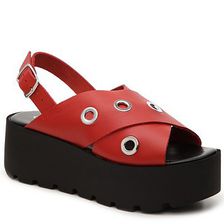 Incaltaminte Femei Charles by Charles David Jekyll Wedge Sandal Red
