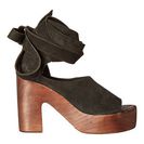 Incaltaminte Femei Free People Touch the Sky Wrap Clog Black Forest
