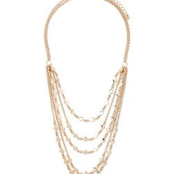 Bijuterii Femei Forever21 Layered Charm Necklace Gold