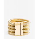 Bijuterii Femei CheapChic Golden Coils Cuff Bracelet Met Gold