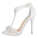 Incaltaminte Femei Betsey Johnson Holly Ivory Satin