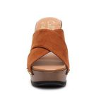 Incaltaminte Femei Callisto of California Cinamon Wedge Sandal Cognac