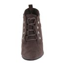 Incaltaminte Femei See by Chloe Suede Lace Up Wedge Bootie with Studs Grey