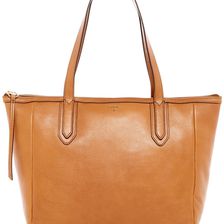 Fossil Sydney Leather Tote CAMEL