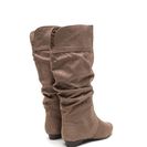 Incaltaminte Femei CheapChic Ditch Day Faux Suede Boots Dktaupe