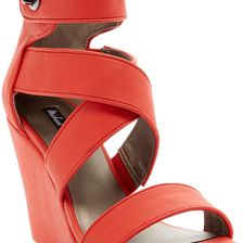 Michael Antonio Gwin Wedge Sandal RED