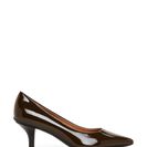 Incaltaminte Femei Salvatore Ferragamo Dark Brown Tanna Pointed Toe Stacked Heel Pumps Dark Brown