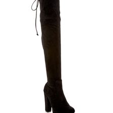 Incaltaminte Femei Catherine Catherine Malandrino Enriquia Faux Fur Lined Over-The-Knee Boot black