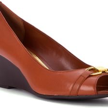 Ralph Lauren Paula Polo Tan Kidskin