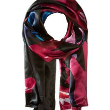 Accesorii Femei Ted Baker Susane Stencilled Stem Long Scarf Deep Pink