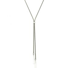 Bijuterii Femei Forever21 Faux Crystal Chain Necklace Bsilverclear