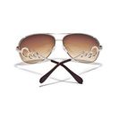 Accesorii Femei GUESS Metal Rim Aviator Sunglasses gold