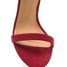 Incaltaminte Femei CheapChic Simple Statement Faux Suede Heels Crimson
