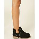 Incaltaminte Femei Forever21 Faux Suede Cutout Booties Black