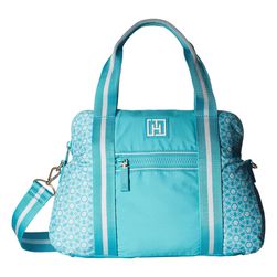 Tommy Hilfiger Tommy Hilfiger Sport - Dome Story - Geo Floral Print Nylon/Solid Nylon Convertible Dome Scuba Blue