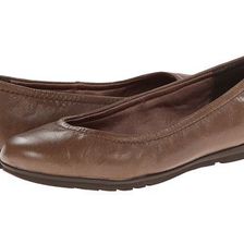 Incaltaminte Femei Rockport Total Motion Ballet New Taupe Tumble Goat