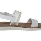 Incaltaminte Femei Cole Haan Capri Sandal White PatentCroc Embossed