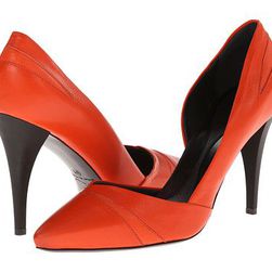 Incaltaminte Femei McQ Lex Pump 90MM Tangerine Soft Calf Leather