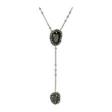 Bijuterii Femei Sam Edelman Pave Stone Y 20quot Necklace RhodiumGrey