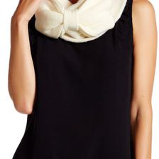 Accesorii Femei Kate Spade New York Gathered Bow Neckwarmer CREAM