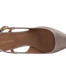 Incaltaminte Femei Calvin Klein Patsi Soft Platinum Coated Matte Linen