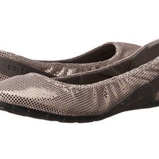 Cole Haan Zerogrand Stage Door Ballet Gunmetal Dot Print