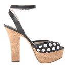 Incaltaminte Femei Michael Kors Adria Ankle Strap BlackWhite