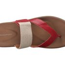 Incaltaminte Femei Rockport Weekend Casuals Keona Gore Thong Red Pepper Smooth