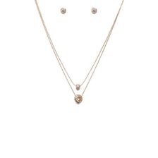 Bijuterii Femei CheapChic Double Rondelette Pendant Layer Necklace Met Gold