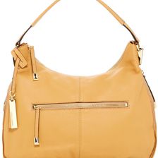 Vince Camuto Rina Leather Hobo Bag HONEYCOMB