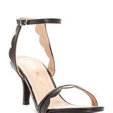 Incaltaminte Femei Chase Chloe Cleo Scalloped Sandal BLACK