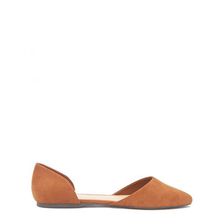 Incaltaminte Femei Forever21 Pointed Faux Suede Flats Camel