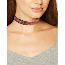 Bijuterii Femei Forever21 Metallic Shimmer Choker Pink