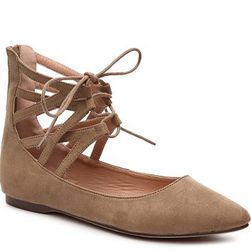 Incaltaminte Femei GC Shoes Chasse Flat Light Brown Faux Suede