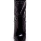 Incaltaminte Femei Charles David Kristi Leather Boot BLACK