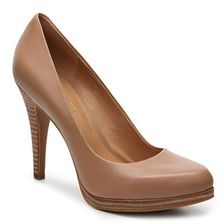 Incaltaminte Femei Nine West Rocha Leather Platform Pump Tan