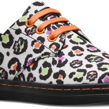 Dr. Martens Aldgate 3-Eye Shoe White Skleopard T Canvas