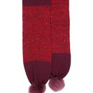 Accesorii Femei UGG Classic Marled Scarf w Sequins and Fur Pom Aster Multi