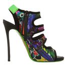 Incaltaminte Femei DSQUARED2 Neoprene Stampa Paesaggio Sandal Multicolor