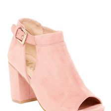 Incaltaminte Femei Mixx Shuz Shonna Open Toe Bootie Mauve