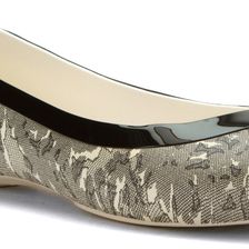 Crocs Crocs Lina Shiny Flat Oyster/Black