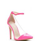 Incaltaminte Femei CheapChic Clear The Way Pointy Pumps Pink