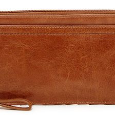 Hobo Kimi Leather Card Stacker RUSSET
