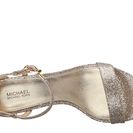 Incaltaminte Femei Michael Kors Simone Mid Sandal SilverSand Glitter
